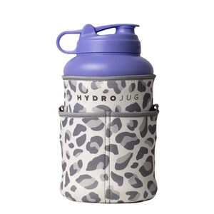 Hydrojug Savannah Leopard‎ Pro Insulating Sleeve half Gallon Strap Pockets